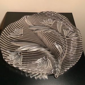 Final Sale! Bohemian Vintage Cristal Fruit Dish